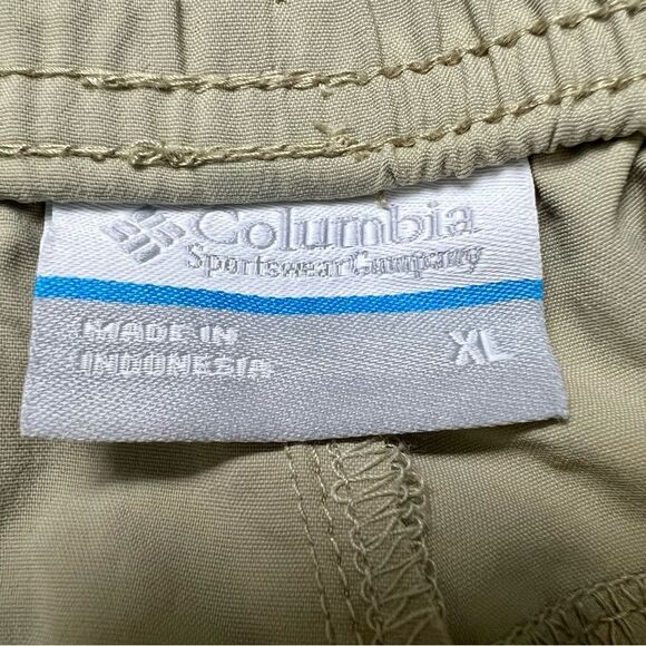 COLUMBIA Sandy River Shorts 5” High Rise Quick Dry Tusk Tan Size XL - Picture 7 of 9